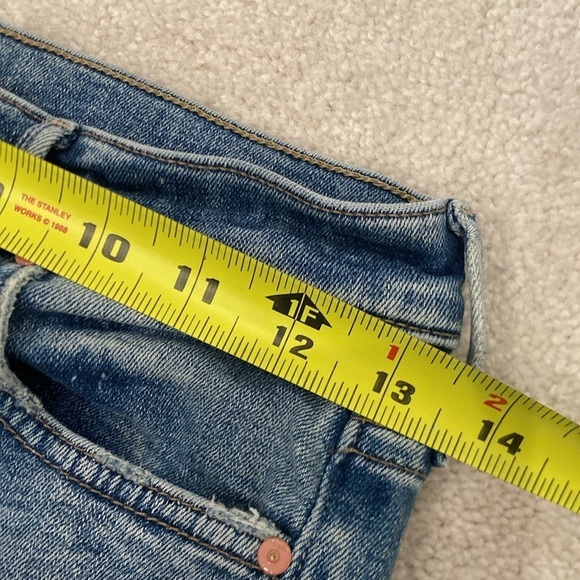 MOTHER The Rascal Ankle Fray in Bonfire Lighting Size 26 flawed see pic - Picture 16 of 16